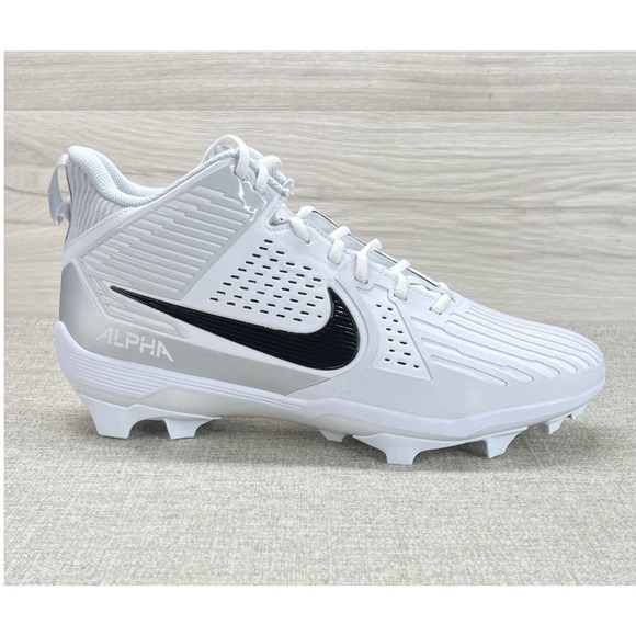 Nike Alpha Menace Strong Football Cleats White nby IB2572 106 Men's Size 15